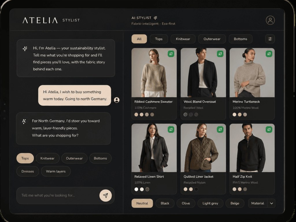 Atelia conversation layer in action