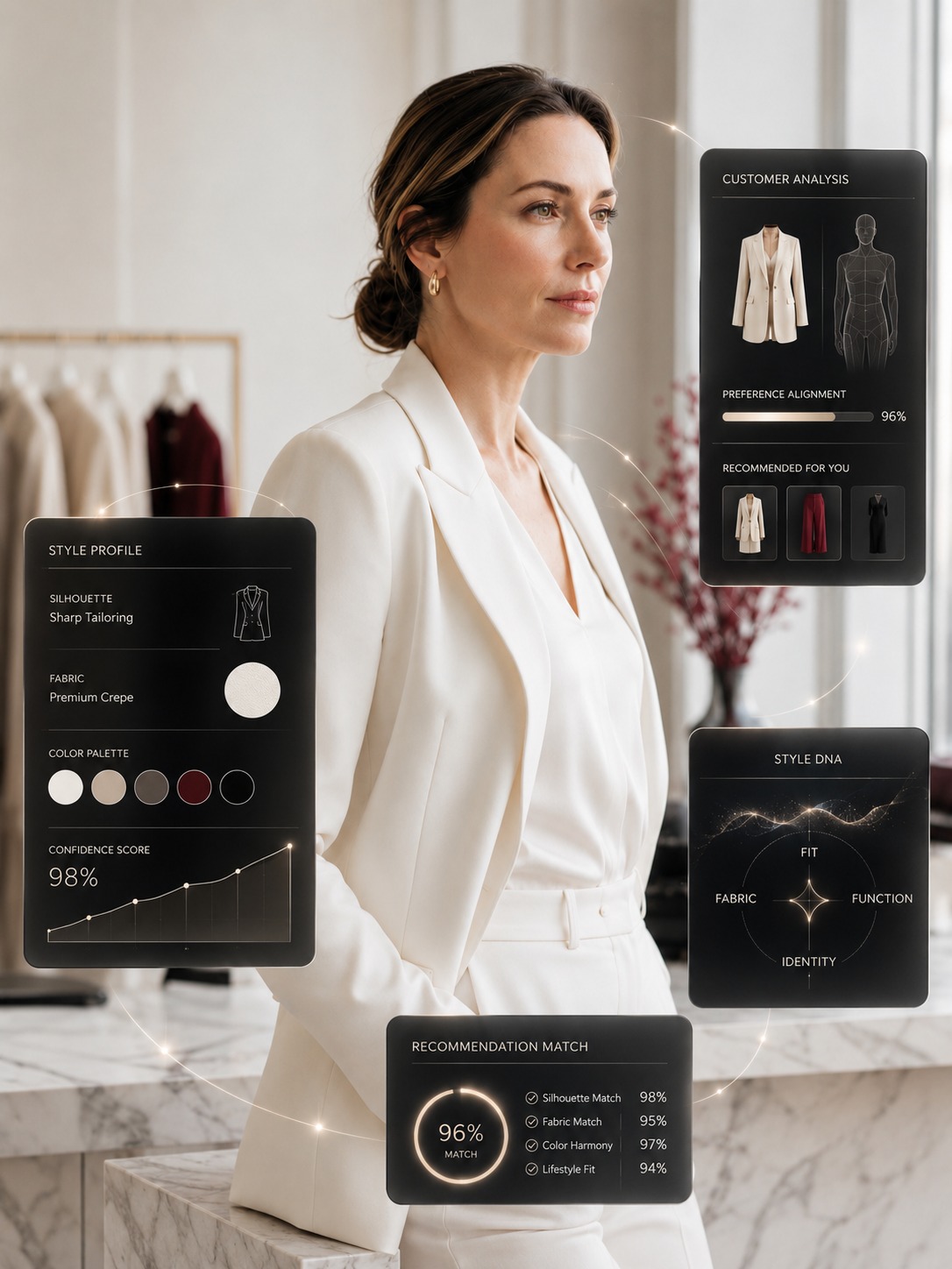 Atelia style profile and intelligence interface